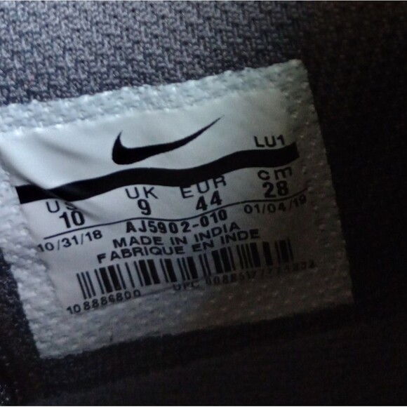 Nike Fly By II Grey/Light Grey Size 10 - Picture 8 of 16